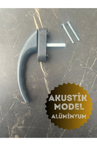 ÖZFIRAT PVC YAPI Pencere Kolu / ALÜMİNYUM Akustik Model / Antrasit 10 Adet - 2