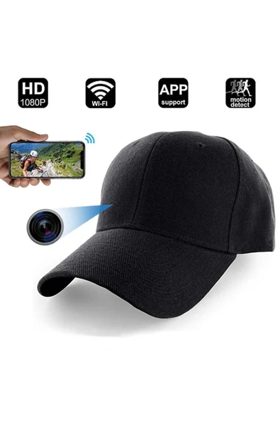 Urfakent Sportif Şapka +Aksiyon Wifi Video Kamera