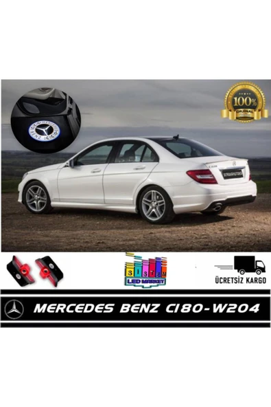 Urfakent Mercedes C Serisi W204 Kapı Altı Led Logo 2007-2013 2 Li - 4