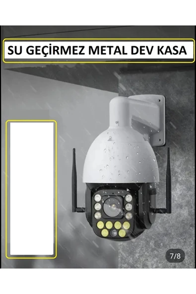 Urfakent 8MP 4K 30x Optik Zoomlu 4G Sim Kartlı Kamera 360 Sonsuz Dönüş Elektrikle Çalışır+Kar Dahildir - Resim 4