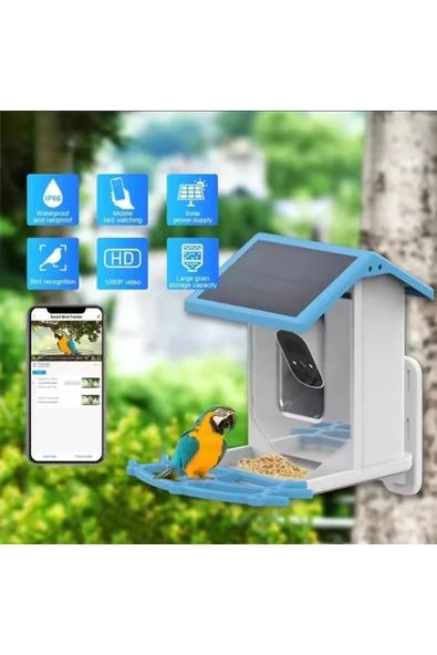 Urfakent 2.5K Kuş Yemleme Kamerası Vico Home Yazılım Wifi Solar Kamera - 3