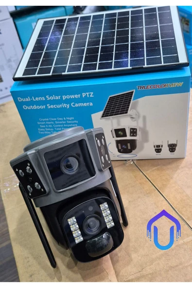Urfakent Çift Kameralı Wifi Solar PTZ Kamera O-Kam Pro Yazılım - Resim 4