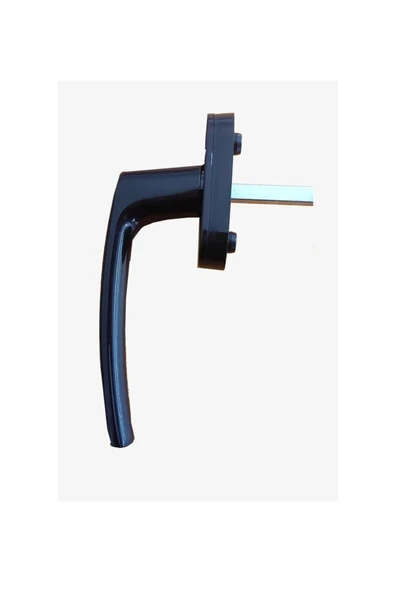 EVA PLAST Pencere Kolu PVC Silver Model / Plastik Siyah 5 Adet - 3