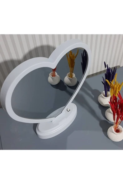zoommatik 3d Led Işıklı Shirli Kalp Ayna Fotoğraf Çerçevesi - 2