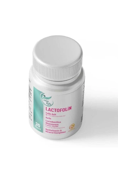 Lactofolin Folik Asit, Kolin, Probiyotik, Multivitamin 30 Kapsül - 2