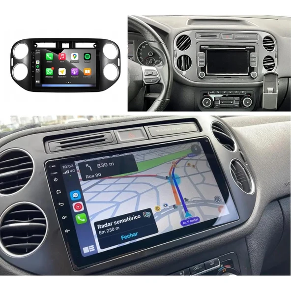 Volkswagen Tiguan ile uyumlu Android Multimedya Sistemi 4-64 Clarion (2007-2015) - 6