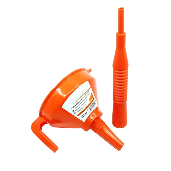 Plastik Huni Çelik Süzgeçli Katalitik Konvertör Hunisi Spiralli Borulu Süzgeçli Huni 1.2 Litre - 3