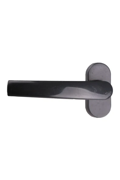 EVA PLAST Pencere Kolu PVC Silver Model / Plastik Siyah 5 Adet - 4
