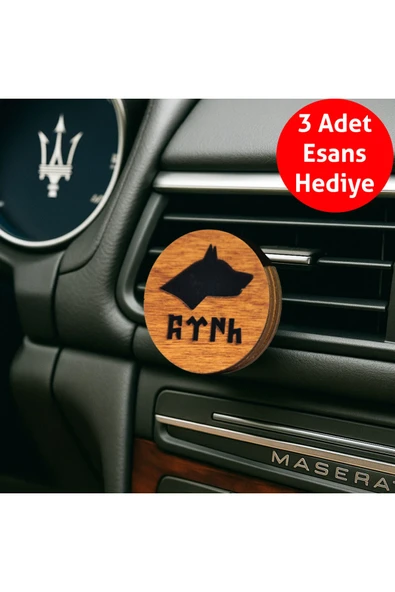 Frager Ahşap Araba Kokusu Difüzör Oto Koku Gül Lilac Lotus Hediye Esans m004