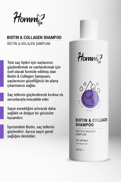 Biotin & Collagen Şampuan 400 ml - 2