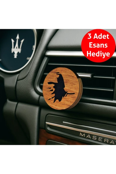 Frager Ahşap Araba Kokusu Difüzör Oto Koku Atatürk Cephe Gül Lilac Lotus Hediye Esans M003