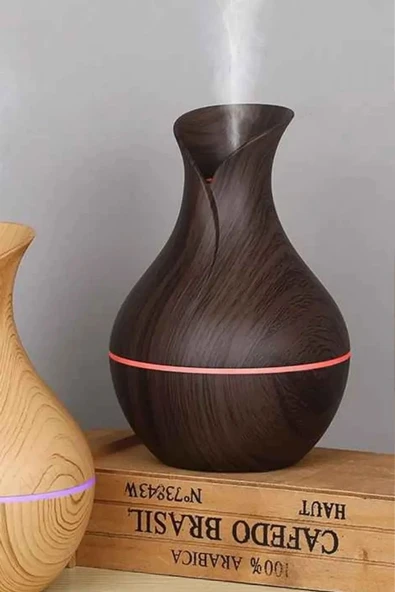 Humidifer Hava Nemlendirici Difüzör ve 3 adet Uçucu Yağı ile birlikte Japon kiraz, Lavanta, Amber