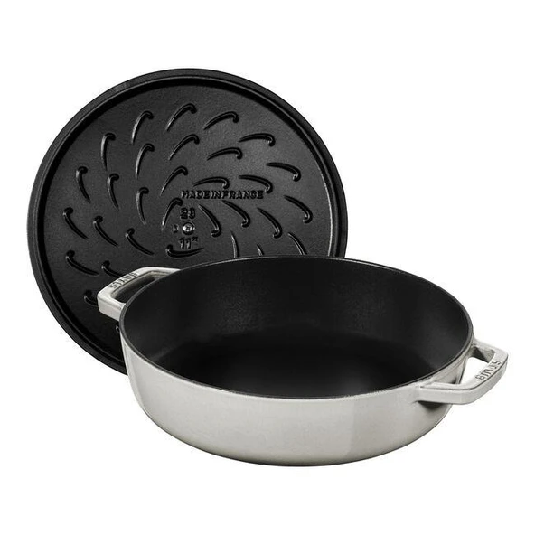 Staub 405014860 Döküm Tencere 28 cm Trüf Beyazı - 2