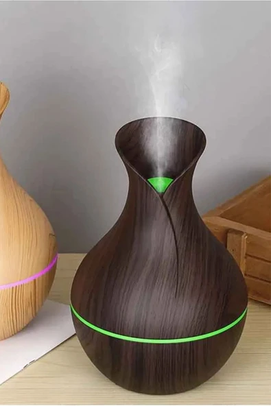 Humidifer Hava Nemlendirici Difüzör ve 3 adet Uçucu Yağı ile birlikte Japon kiraz, Lavanta, Amber - 2
