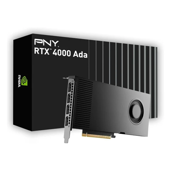 PNY RTX 4000 Ada VCNRTX4000ADA-SB 20GB GDDR6 160Bit DP Ekran Kartı ürün görseli