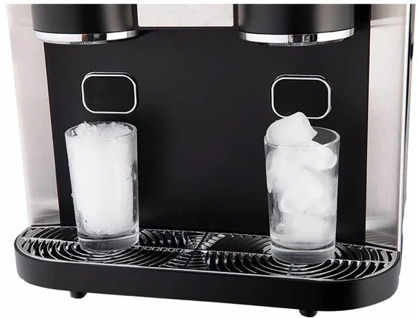 Yasomi Coolmaster ZBS15 3in1 Küp & Kırılmış Buz, Soğuk Su LCD Dokunmatik Inox Gövde 2l Tanklı Buz Makinesi - 11