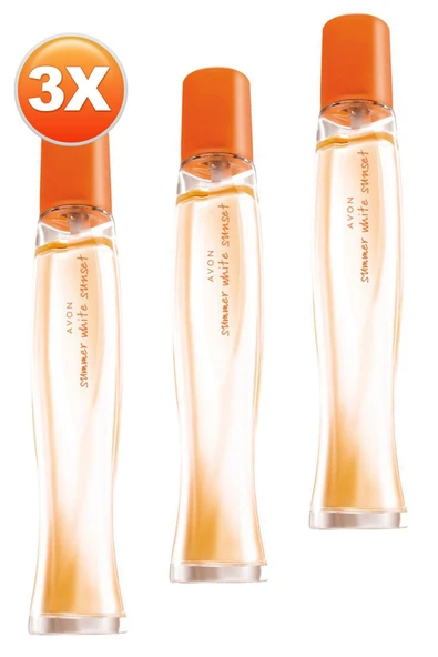 Summer White Sunset Kadın Parfüm Edt 50 Ml. Üçlü Set - 2