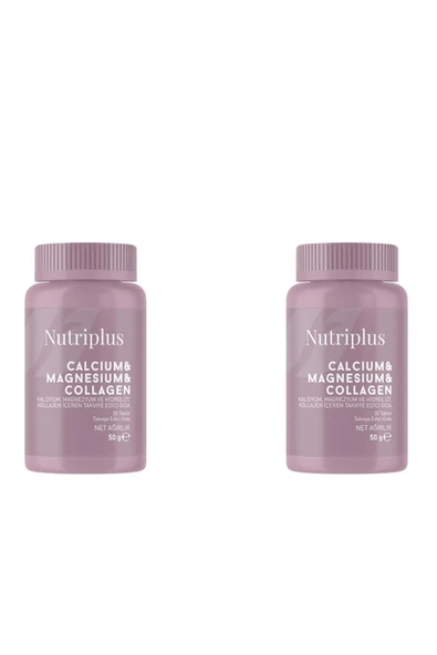 Nutrıplus Calcıum Magnesıum Plus Type Iı Collagen 30 Tablet 2 X Adet