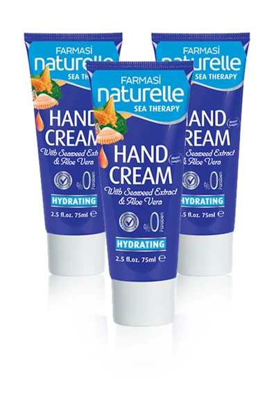Naturelle Deniz Mineralli Nemlendirici El Kremi-75ml 3 Adet