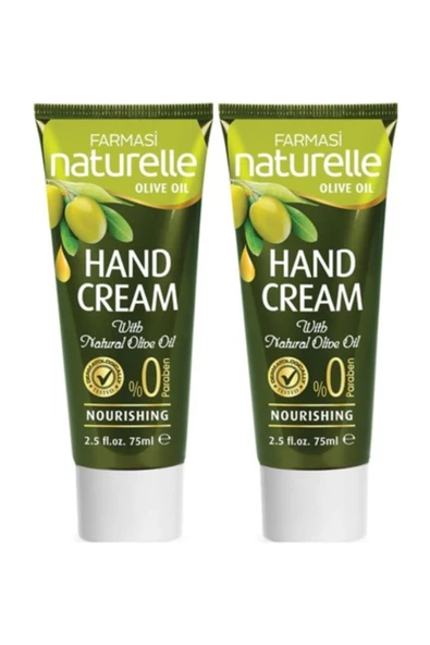 Naturelle Zeytinyağlı El Kremi 75 Ml 2 Adet