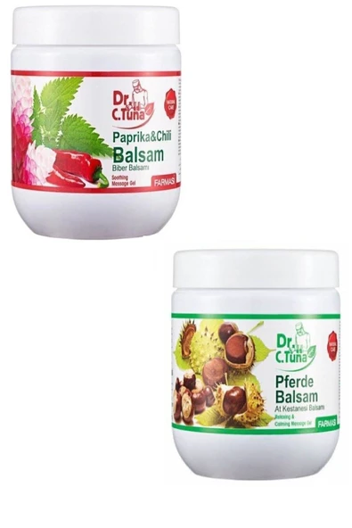 Dr. C. Tuna Biberli Masaj Jeli 500 ml ve At Kestanesi Masaj Jeli 500 ml - 2