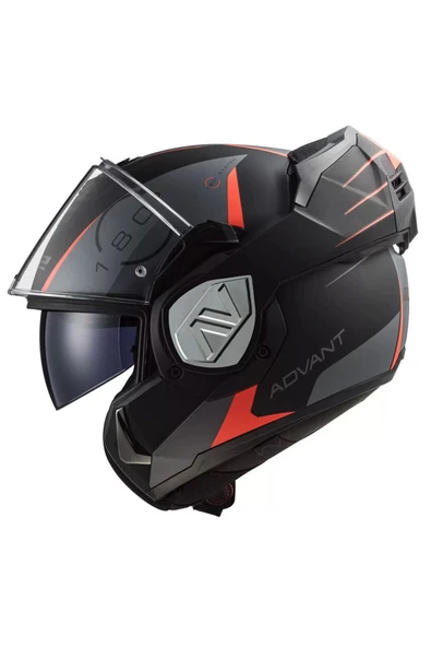 LS2 Advant Codex Mat Siyah-Tıtanıum Kask L Beden - 3