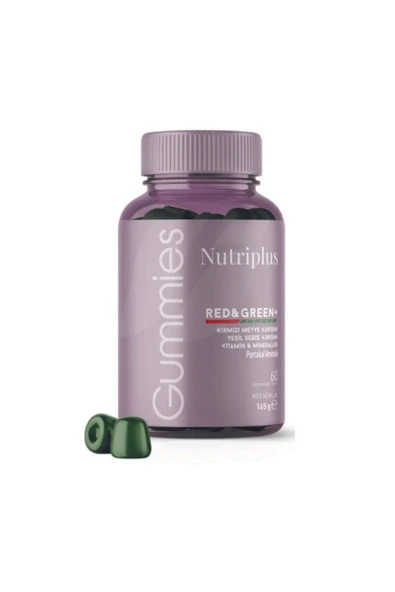 Nutriplus Red & Green Mix Gummy 60 Adet