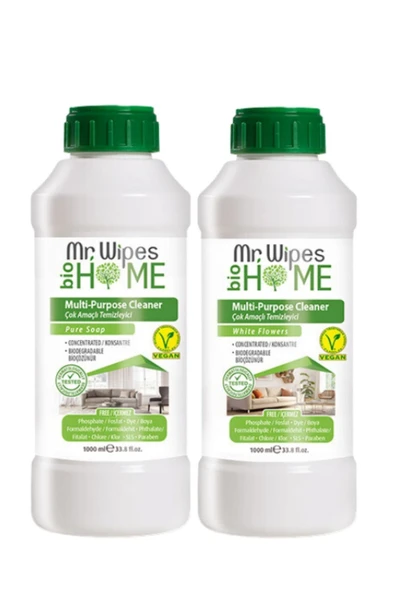 FARMASİ 1000 ML ÇOK AMAÇLI TEMİZLEYİCİ SABUN VE ÇİÇEK KOKULU 2 X1000 ML - 1