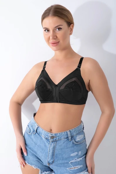 Siyah  Toparlayıcı Sütyen - 502 - 3