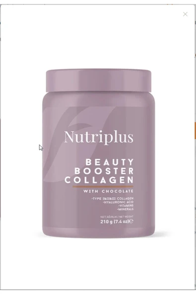 NUTRIPLUS BEAUTY BOOSTER ÇİKOLATALI KOLAJEN