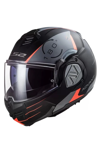 LS2 Advant Codex Mat Siyah-Tıtanıum Kask L Beden