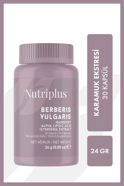 Nutriplus Berberis Vulgaris (KARAMUK) Ekstresi 30 Kapsül