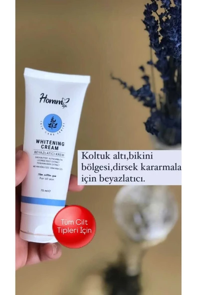 Homm Life Beyazlatıcı Krem 75 ml Tüm Cilt Tipleri İçin - 2