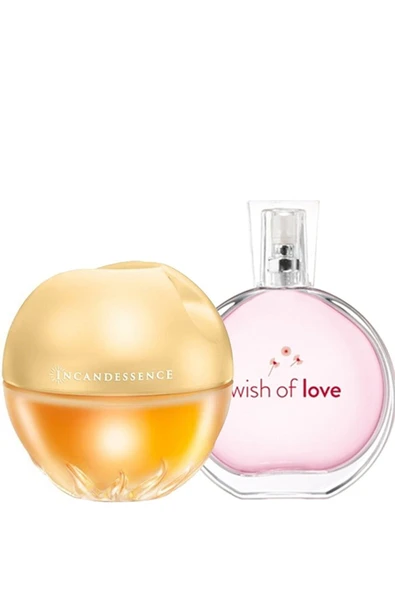 Incandessence Edp 50 ml Wish Of Love Edt 50 ml Kadın Seti Orijinal