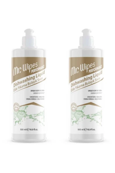 Mr. Wipes Performance Elde Yıkama Bulaşık Sıvısı 500 ml ( 2 ADET)