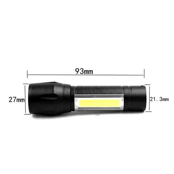 Mini Çok Güçlü Şarjlı El Feneri (xpe-cob Led )  Wt-030 - 3