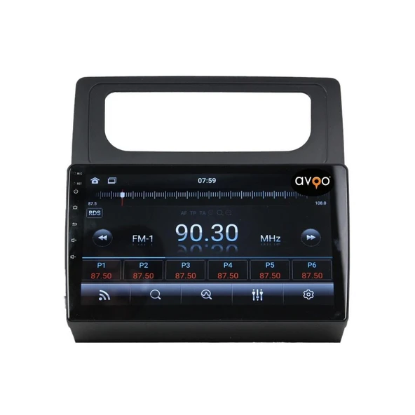 Volkswagen Caddy ile uyumlu Dijital Klima Android Multimedya Sistemi 4-64 Clarion (2004-2015) - Resim 3