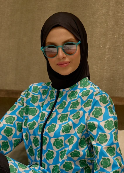 TESETTÜR MAYO RETRO MAVİ - Resim 7