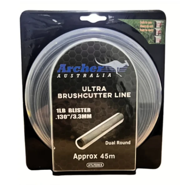 ARCHER MİSİNA ÇİFT KATMANLI 3.3 mm YUVARLAK 45 Mt