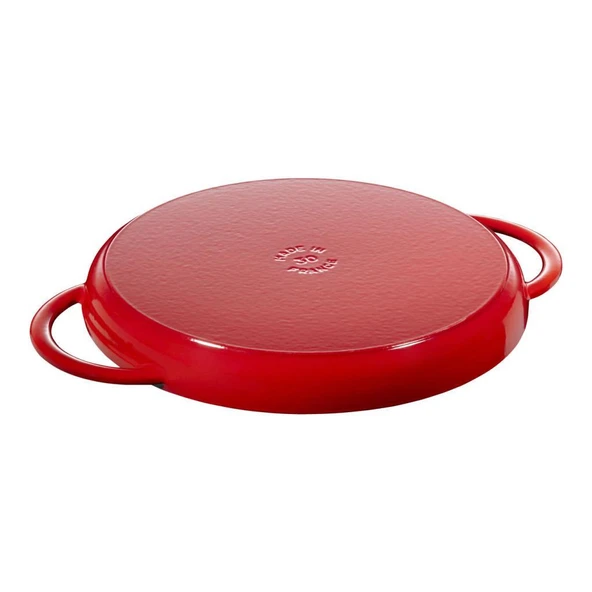 Staub 405115250 Çift Kuplu Döküm Tava 30 cm Kiraz - 2