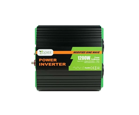 Apex NS1200 12V 1200W Modifiye Sinüs İnverter