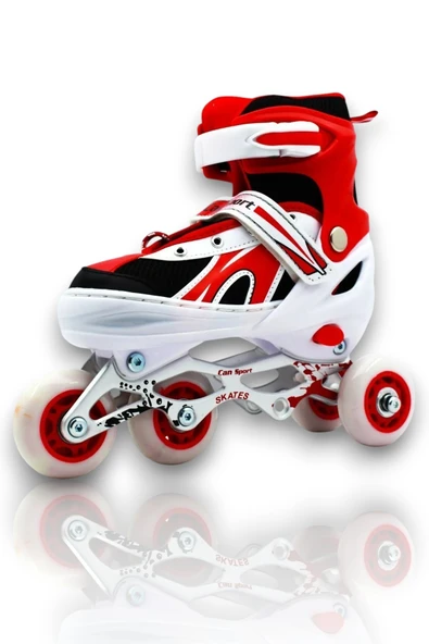 Çocuk Pateni Alıştırma Pateni 2+2 , 2+1 Ayarlanabilir Teker ve Numaralı Başlangıç Pateni (30-33) Numara - 2