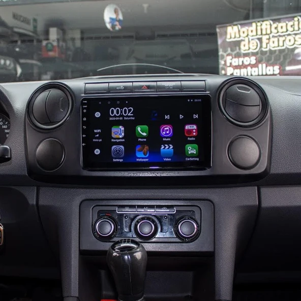 Volkswagen Amarok ile uyumlu Android Multimedya Sistemi 4-64 Clarion (2011-2016) - 6