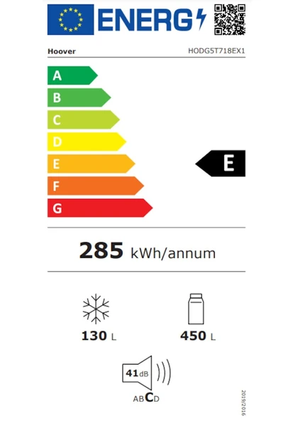 Hoover HODG5T718EX1 Çift Kapılı No Frost Buzdolabı - 3