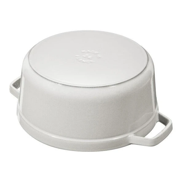 Staub 405014120 Döküm Tencere 24 cm Trüf Beyaz - 10
