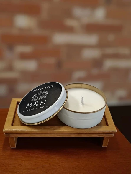 MyHand Soyawax Beyaz Teneke Mum Eternal Love Esans Kokulu Kutu Mum 60 Gr - 2