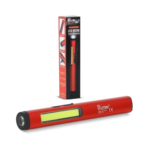 Şarjlı Mıknatıslı Çalışma Lambası Cep Feneri  Wt-307-s - 6