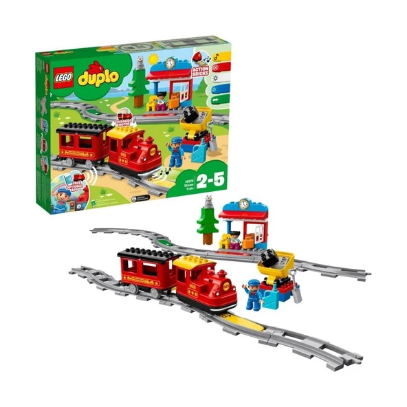 Lego 10874 Duplo Buharlı Tren