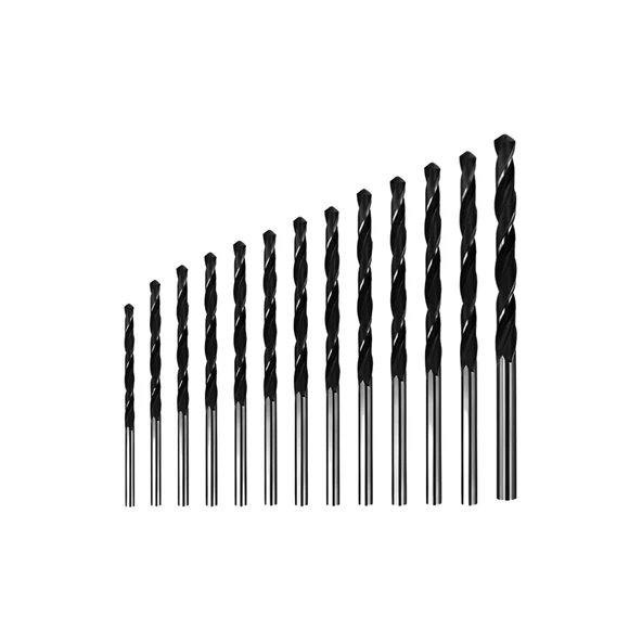 Metal Delme HSS Matkap Ucu Seti 13 'lü Paket Çelik Metal Alüminyum Delici Uç 1.5 - 6.5 mm Arası Çap - 5