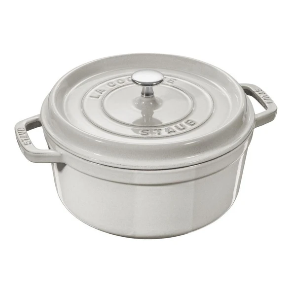 Staub 405014130 Döküm Tencere 26 cm Trüf Beyaz